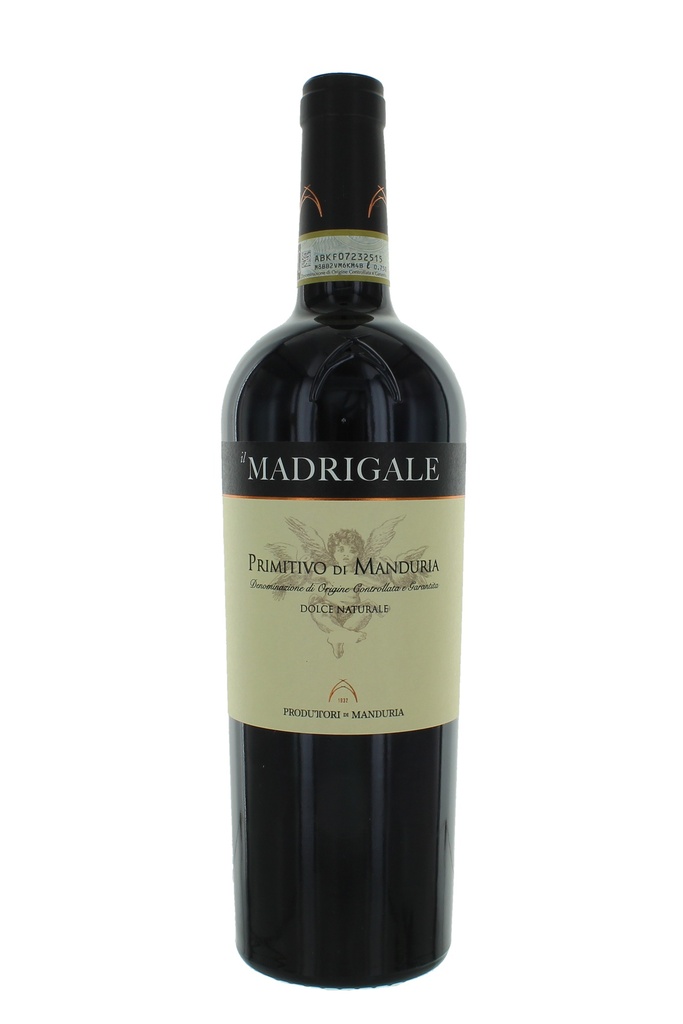 Madrigale Primitivo di Manduria Docg Dolce Naturale Cl.75 Vol.15°