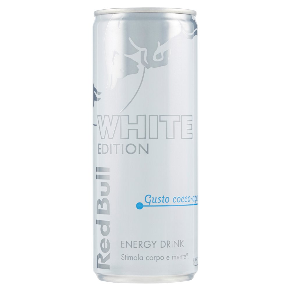 Red Bull Energy Drink White Edition Gusto Cocco Açaí Ml.250