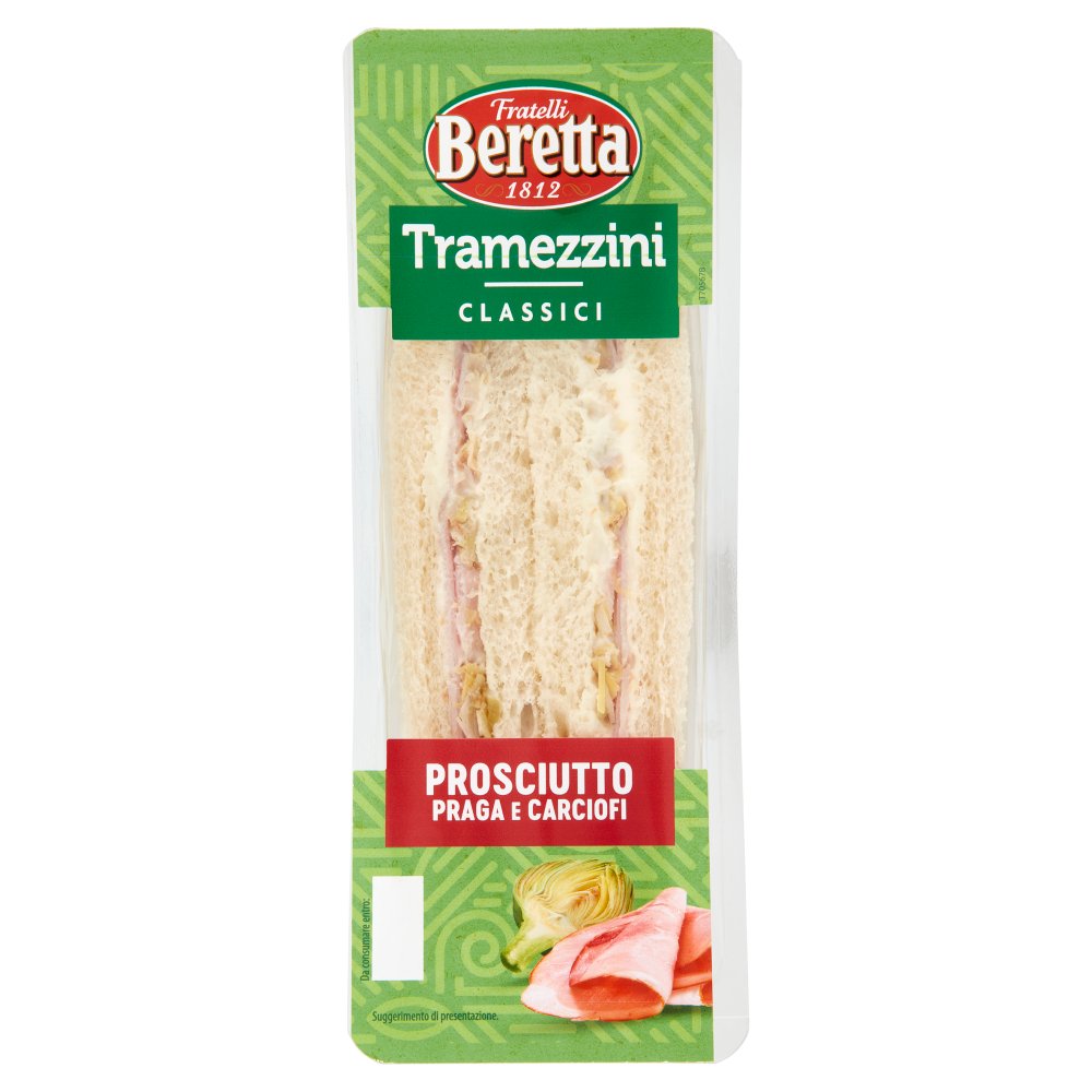Viva La Mamma Tramezzino Praga e Carciofi Gr.140