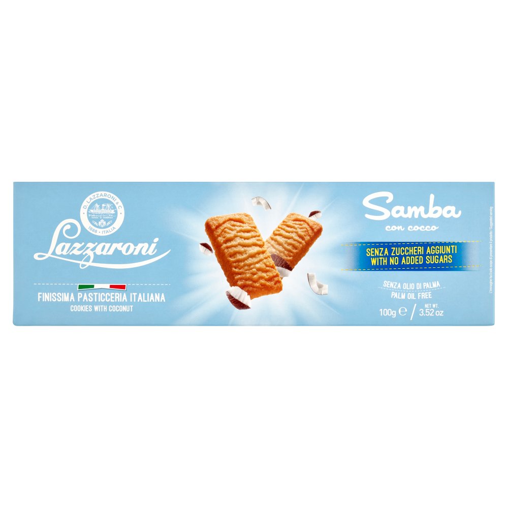 Lazzaroni Samba Pasticceria senza Zucchero Gr.100