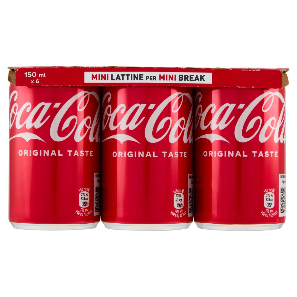 Coca Cola Lattina Cl.15X6