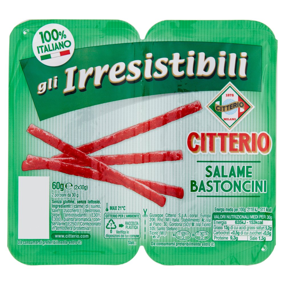 CITTERIO GLI IRRESISTIBILI BASTONCINI