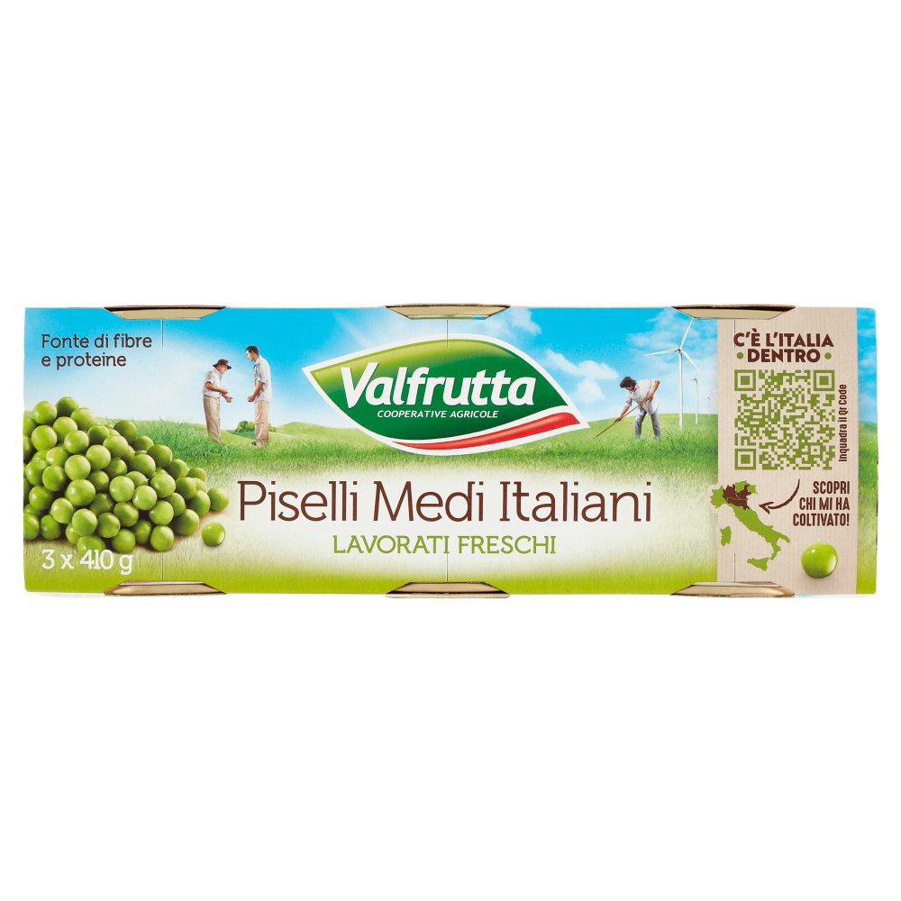 Valfrutta Piselli Italiani Medi Pz.3 X Gr.410