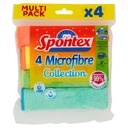 Spontex Microfibre Panni X4