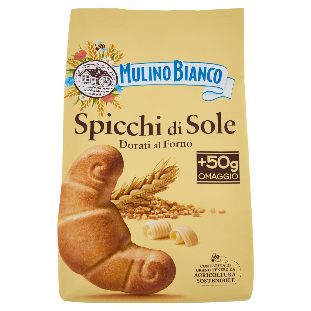 Mulino Bianco Spicchi di Sole Biscotti Dorati al Forno Gr.400