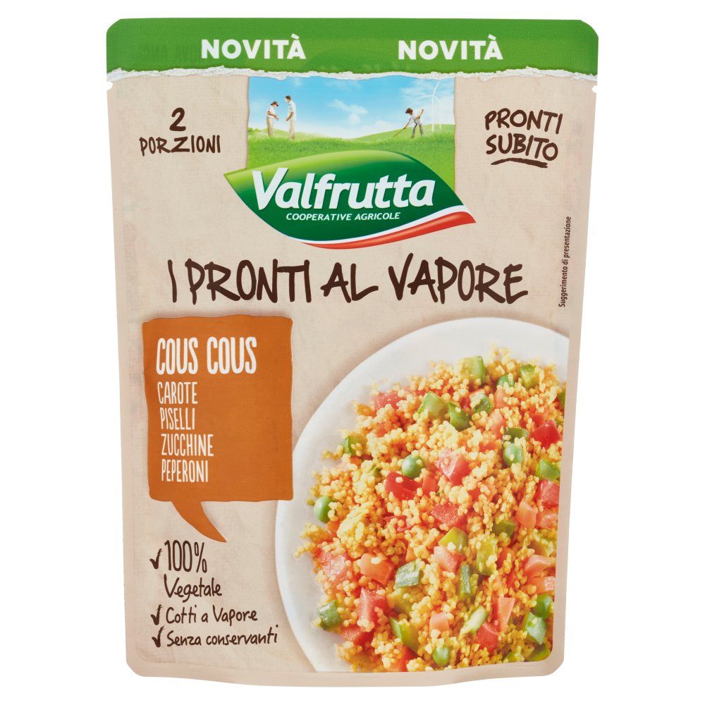 Valfrutta I Pronti al Vapore Cous Cous Gr.220