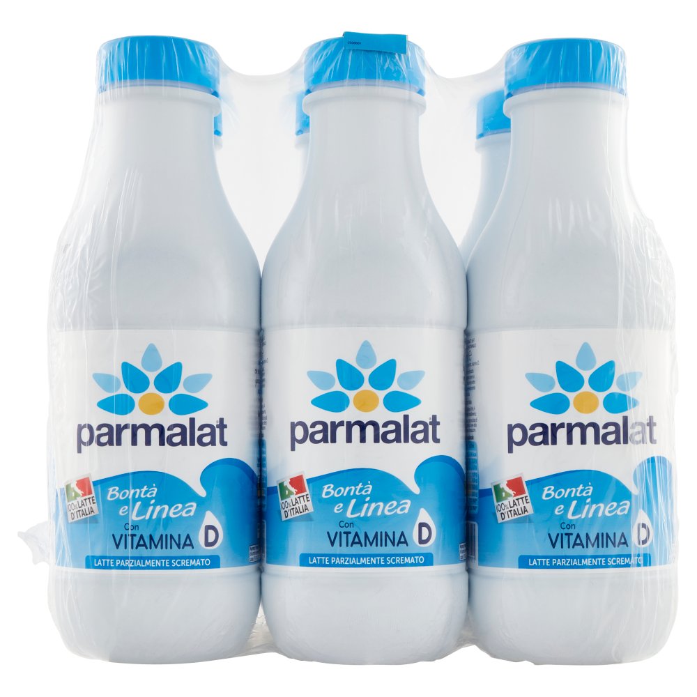 Parmalat Latte Bottiglia Parzialmente Scremato Lt.1