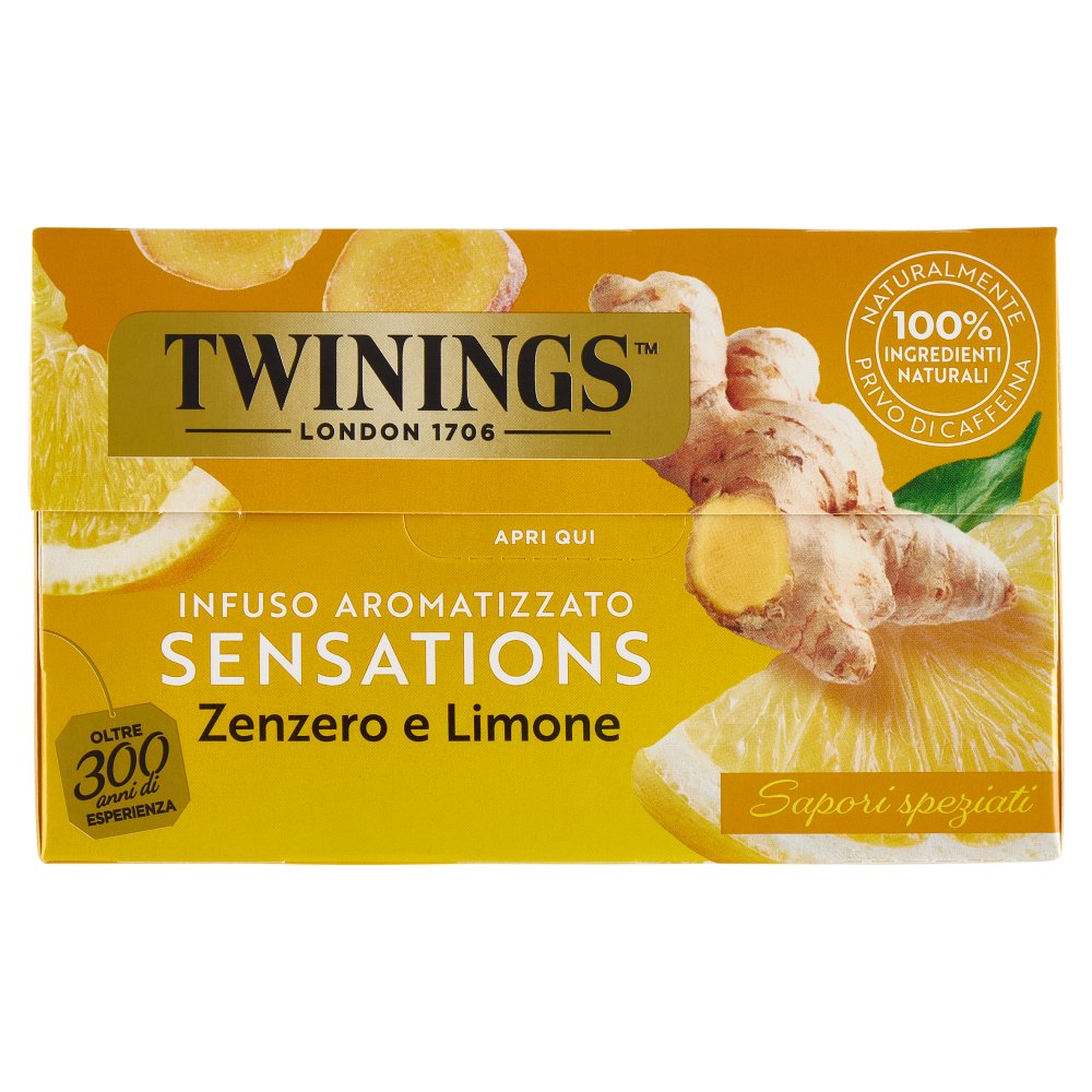Twinings Infuso Limone Zenzero 25 Filtri