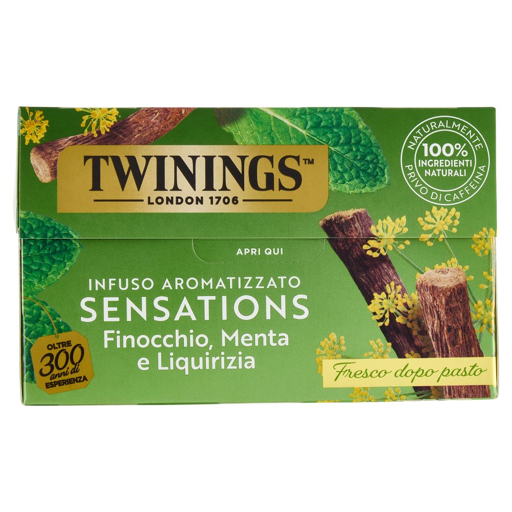 Twinings Infuso Finocchio Liquirizia e Liquirizia 20 Filtri