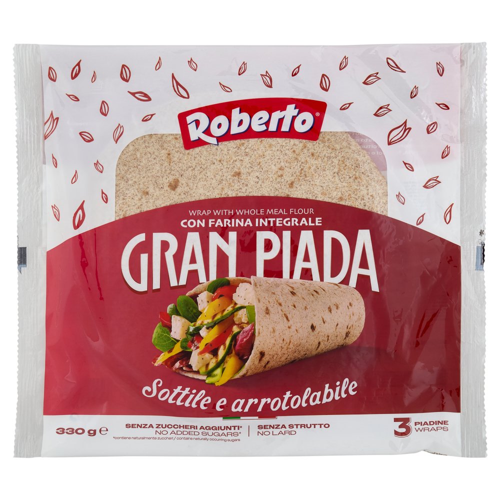 Roberto Gran Piada con Farina Integrale Gr.330