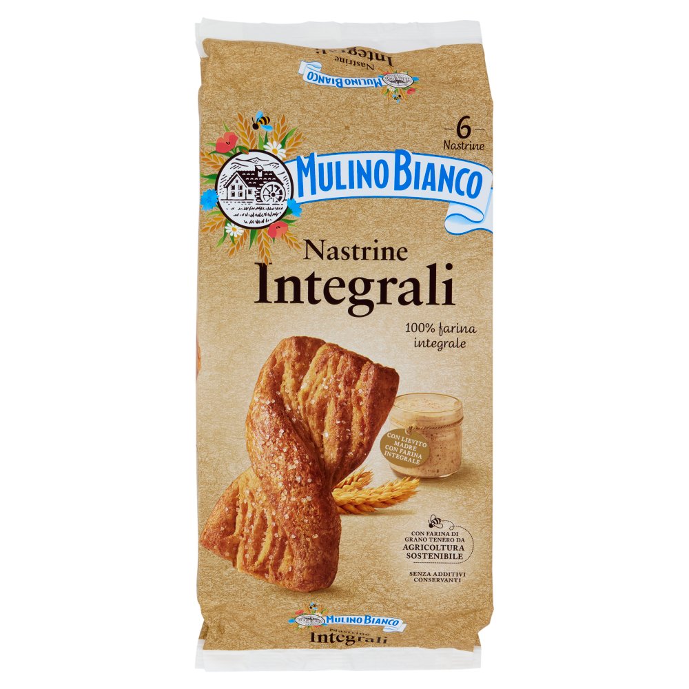 Mulino Bianco Nastrine Integrali Pz.6 Gr.240
