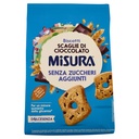 Misura Dolcesenza Biscotti con Scaglie di Cioccolato Gr.290