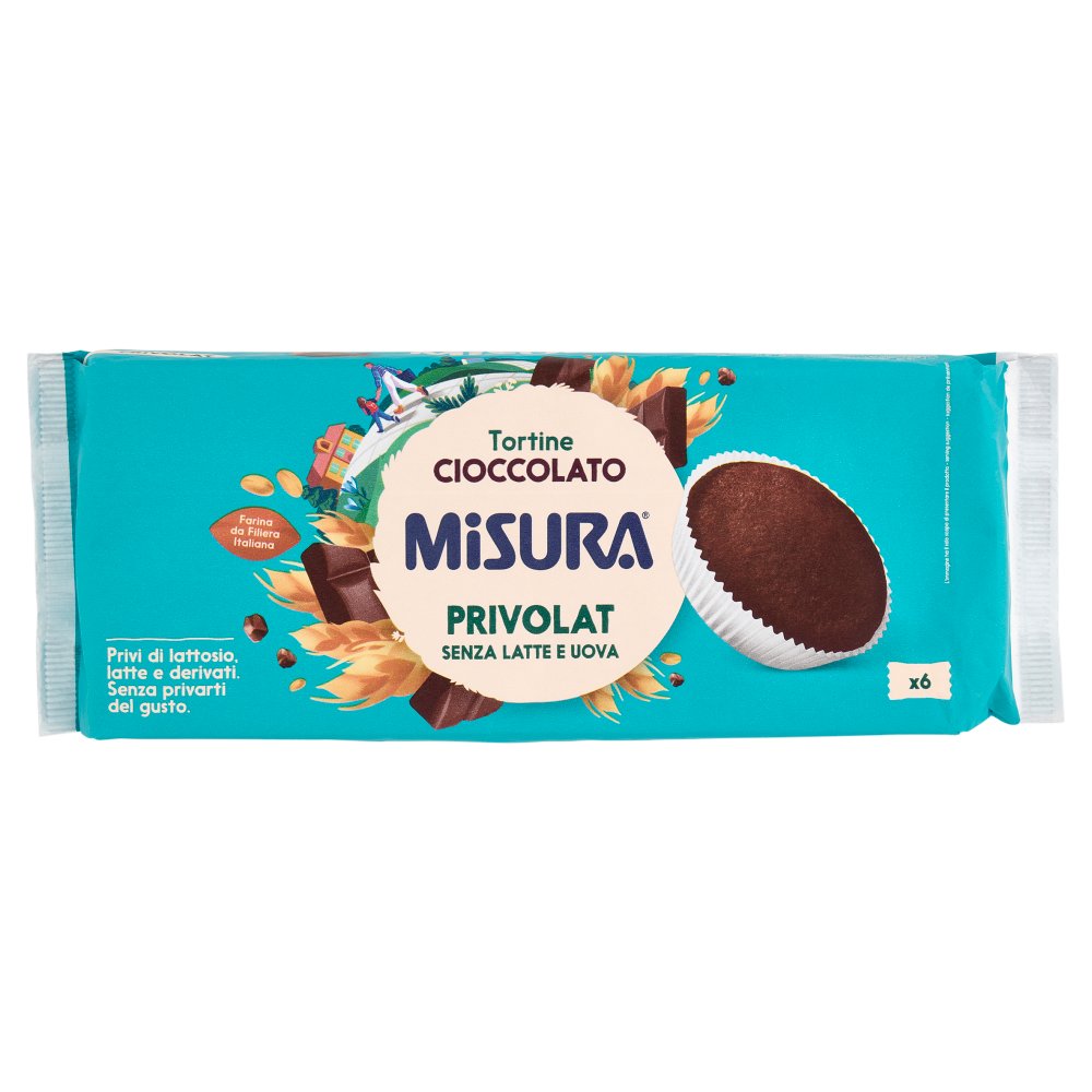 Misura Privolat Tortine al Cioccolato Pz.6 Gr.240