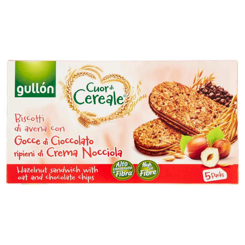 Gullon Cuor di Cereale Crema Nocciola Gr.220