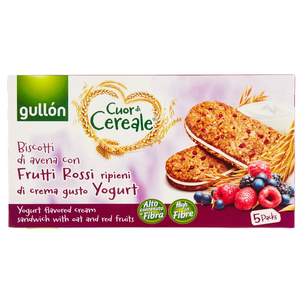 Gullon Cuor di Cereale Crema di Yogurt Gr.220