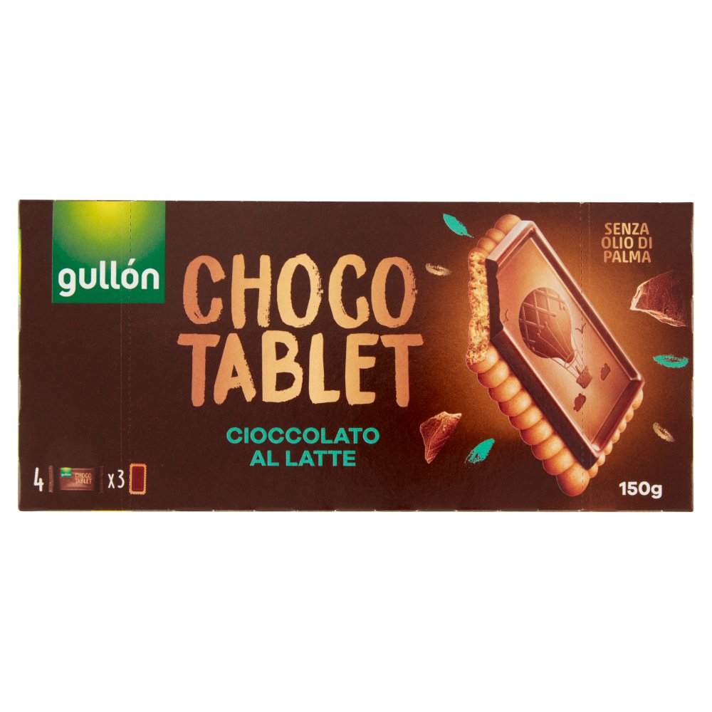 Gullon Choco Tablet Latte Gr.150