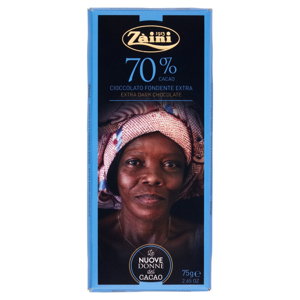 Zàini Tavoletta Cioccolato Fondente Extra 70% Cacao Gr.75