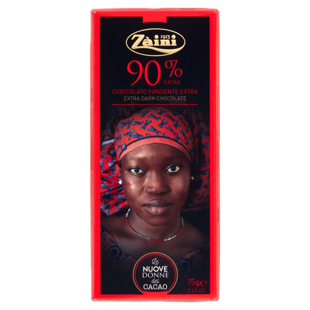 Zàini Tavoletta Cioccolato Fondente Extra 90% Cacao Gr.75