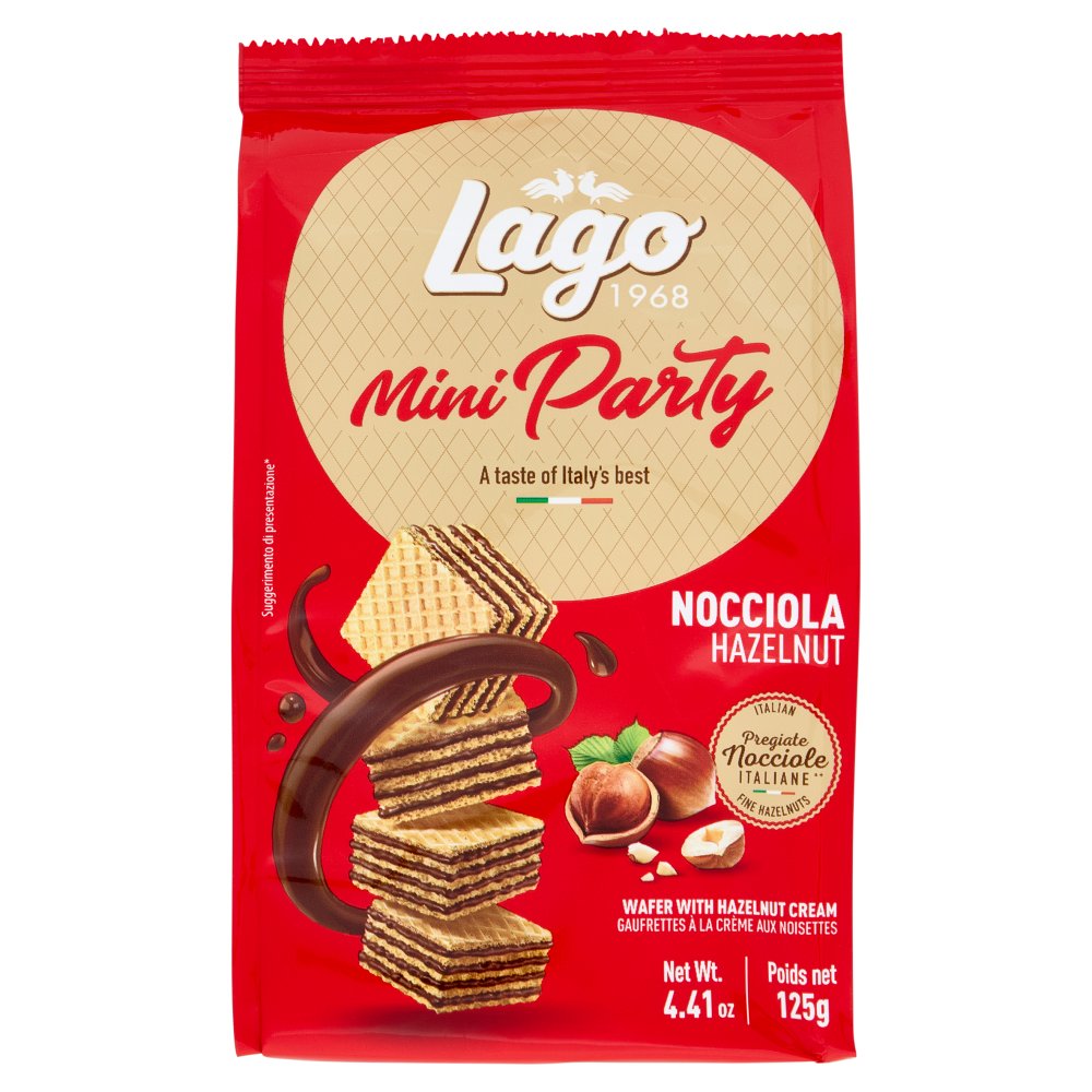 Gastone Lago Wafer Mini Party Nocciola Gr.125