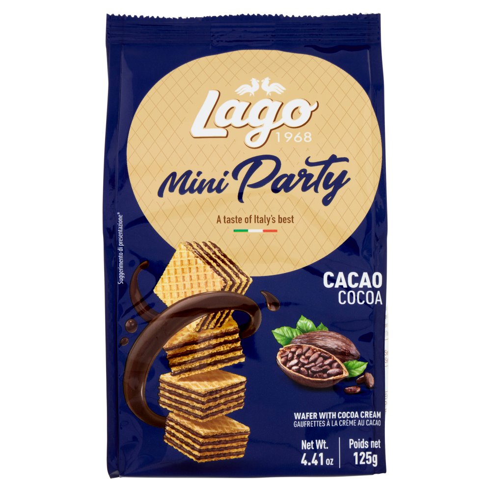Gastone Lago Wafer Mini Party Cacao Gr.125
