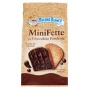 Mulino Bianco Mini Fette Biscottate Integrali con Cioccolato Fondente Gr.110