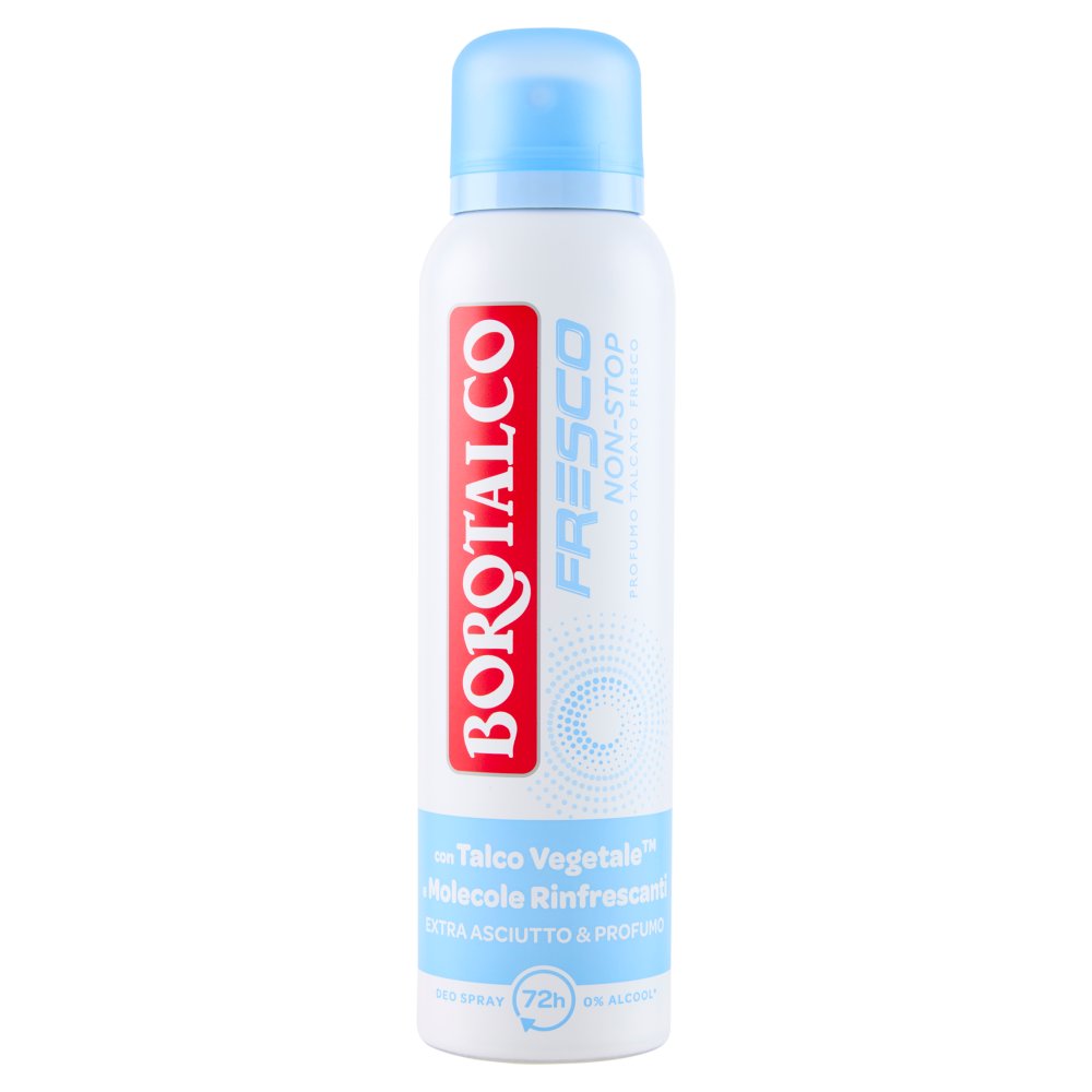 Borotalco Deodorante Spray Fresco Profumo di Talco Ml.150