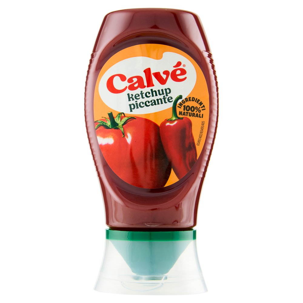 Calvé Ketchup Piccante Top Down Ml.250