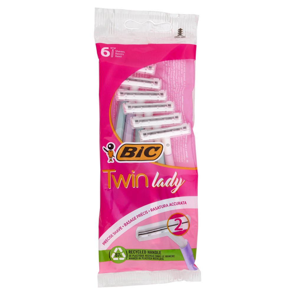 Bic Twin Lady Rasoi 2 Lame Usa e Getta da Donna Pz.6
