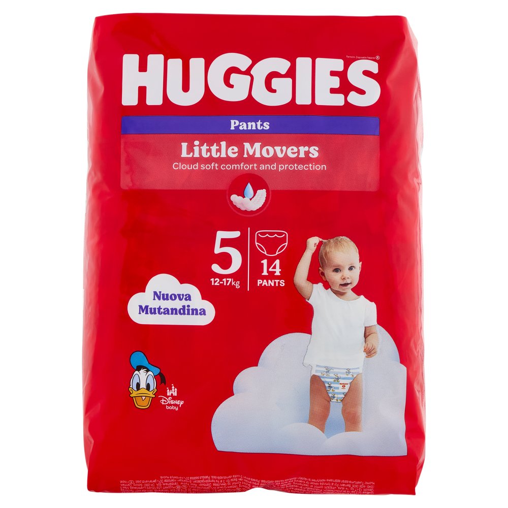 HUGGIES PANNOLINO MUTANDINA TG.5 PZ.14