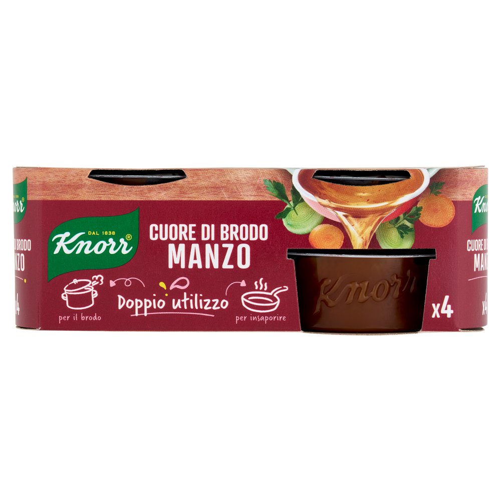 Knorr Cuore di Brodo al Manzo Gr.112 Pz.4
