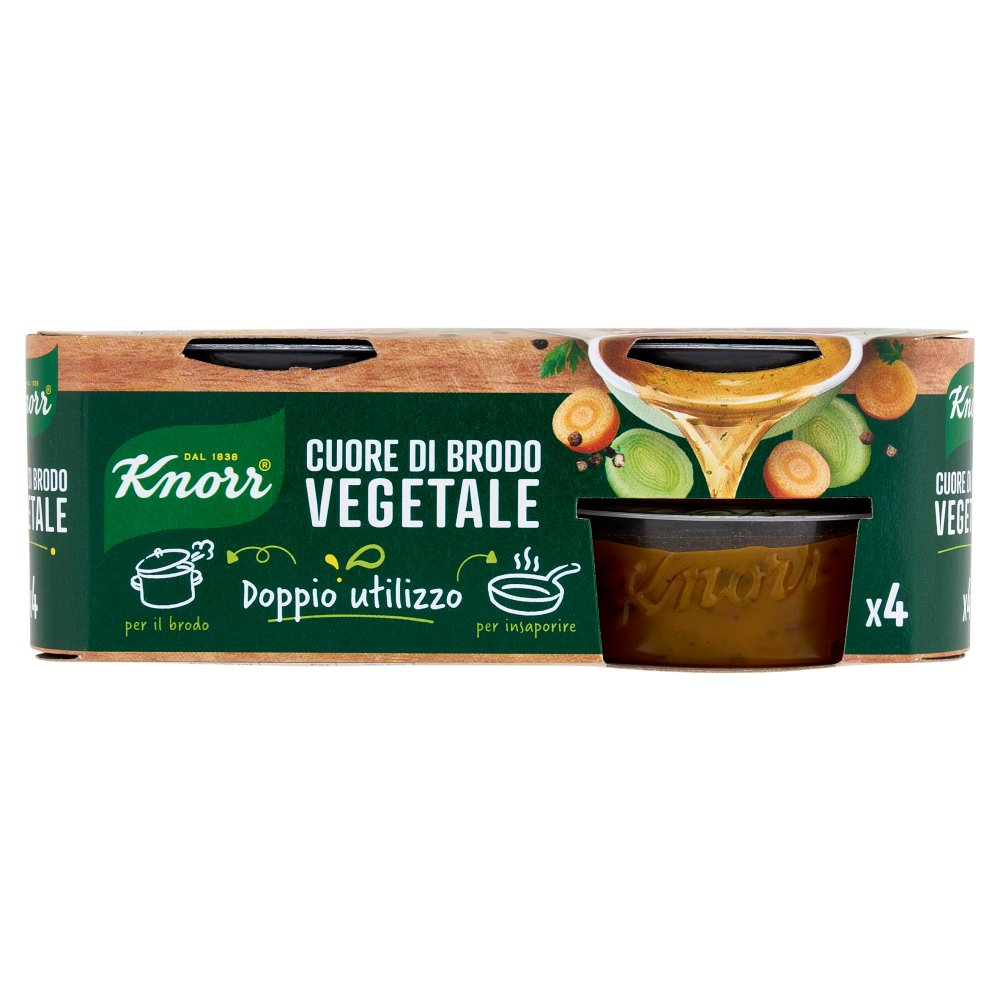 Knorr Cuore Brodo Vegetale Gr.112 Pz.4