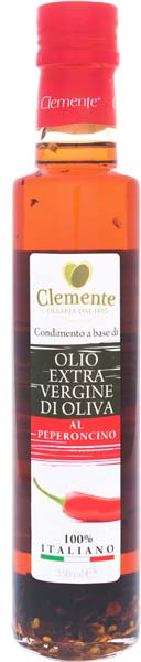 Clemente Olio Extra Vergine D'Oliva Aromatizzato Peperoncino Cl.25