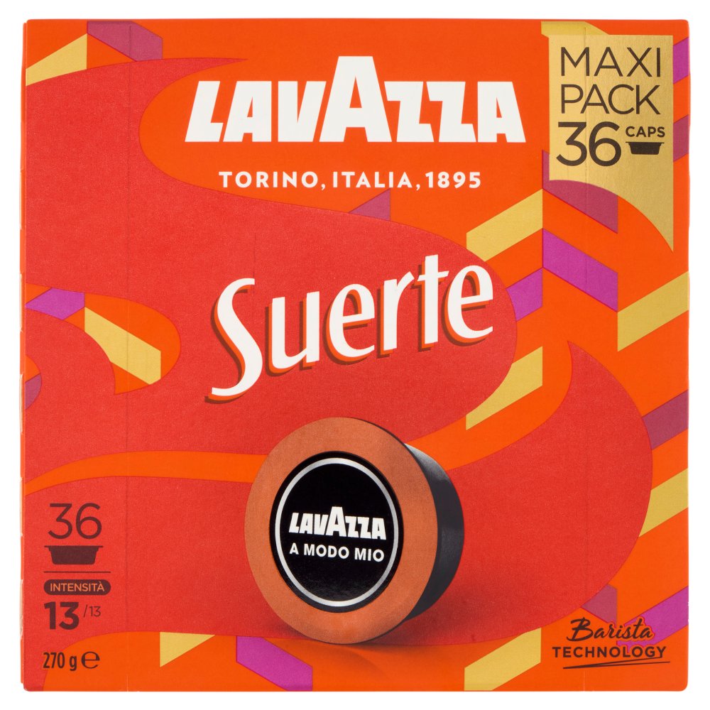 Lavazza A Modo Mio Capsule Caffè Suerte Pz.36 Gr.270