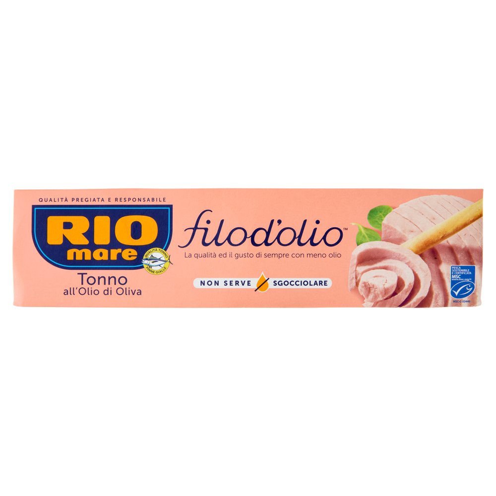 Rio Mare filod'olio Tonno all'Olio di Oliva Gr.65 X Pz.4