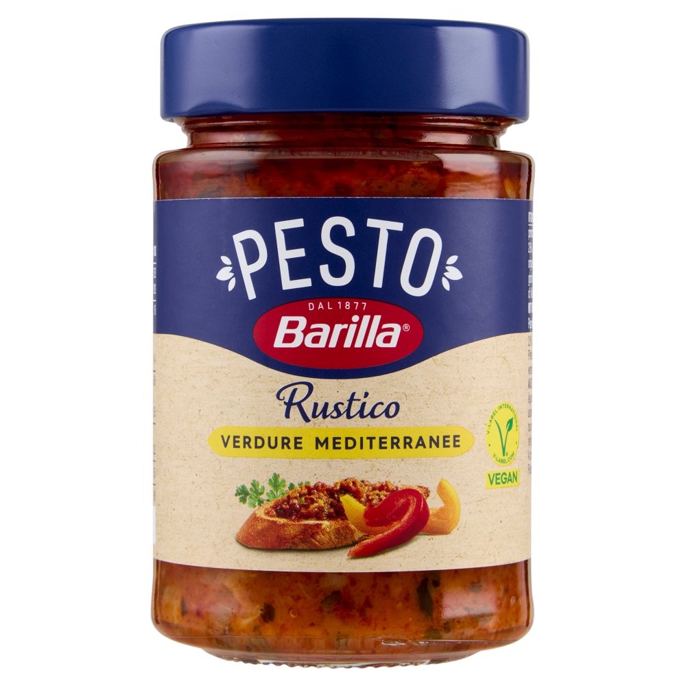 Barilla Pesto Rustico Mediterraneo Gr.200