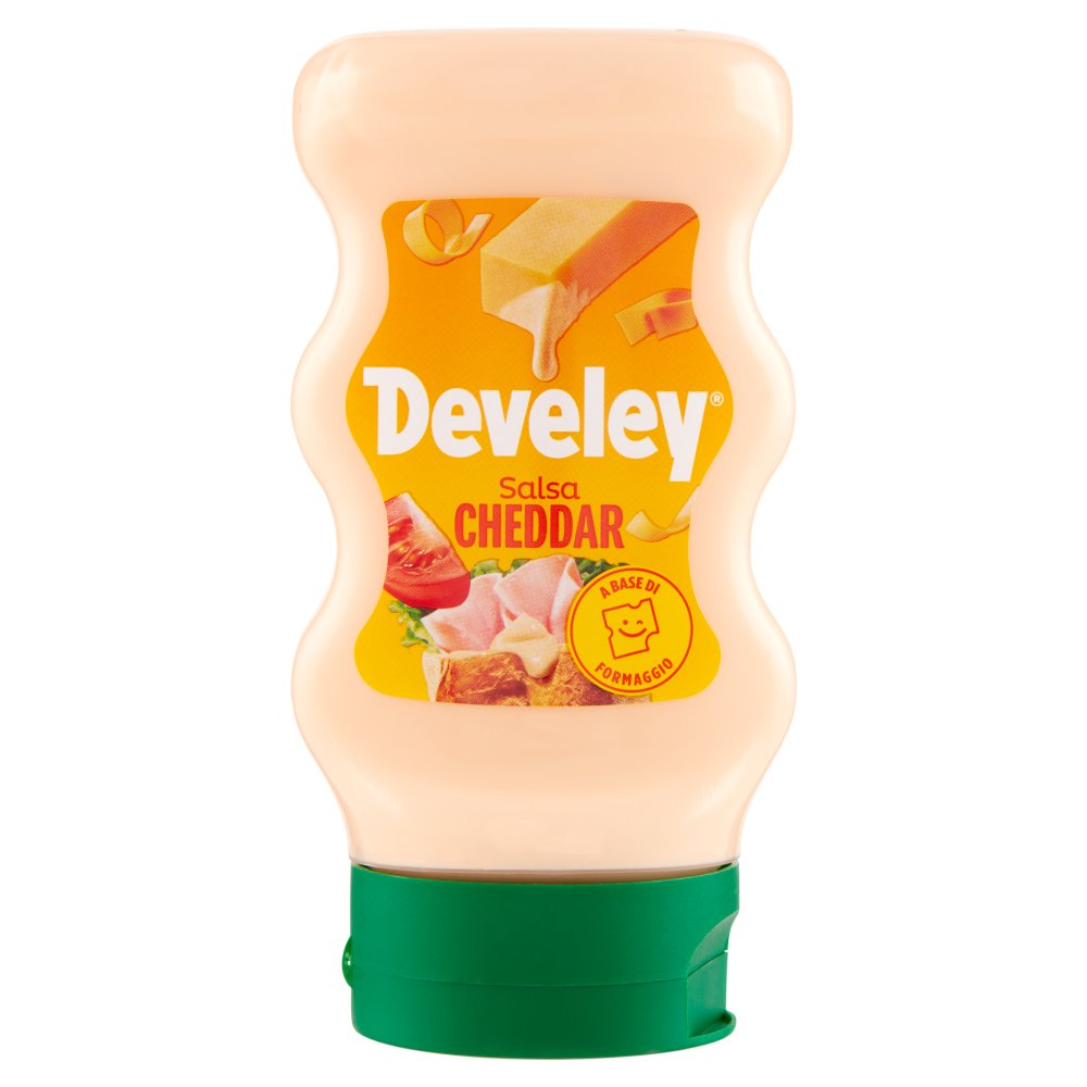 DEVELEY SALSA CHEDDAR SQUEEZE ML.250