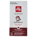 Illy Capsule Compatibili Nespresso Espresso Intenso Gr.57 Pz.10