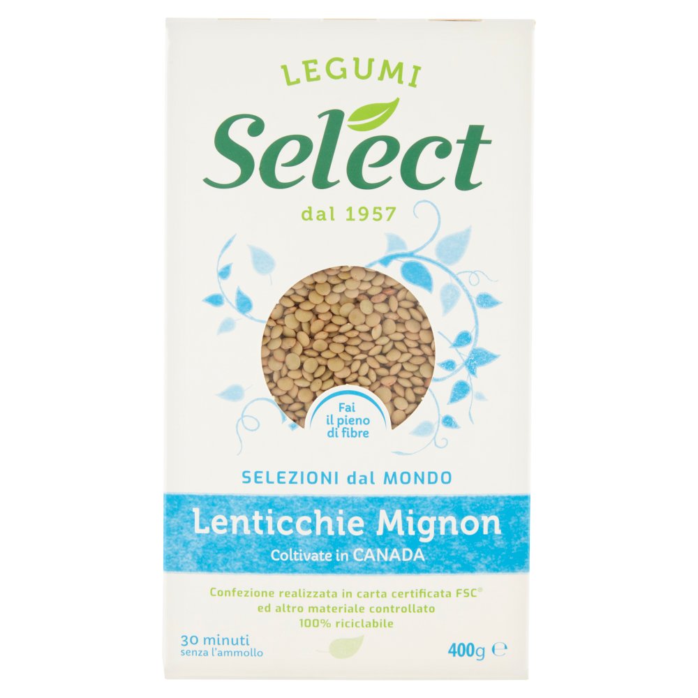 Select Lenticchie Mignon Astuccio Gr.400