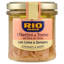 Rio Mare Filetti di Tonno Lavorati a Mano all'Olio di Oliva Lime e Zenzero Gr.130