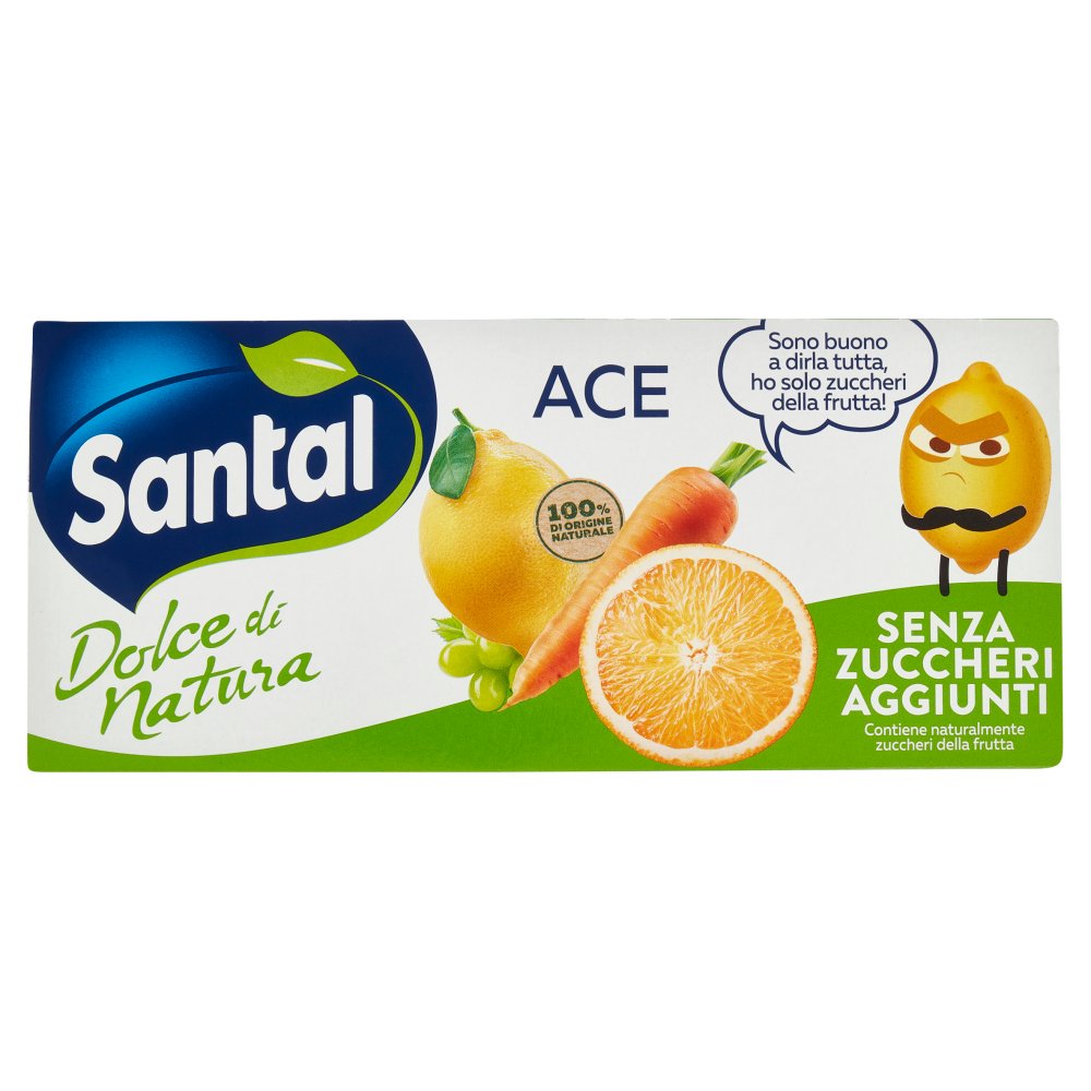 Santal Ace Dolce Natura senza Zuccheri Ml.200X3