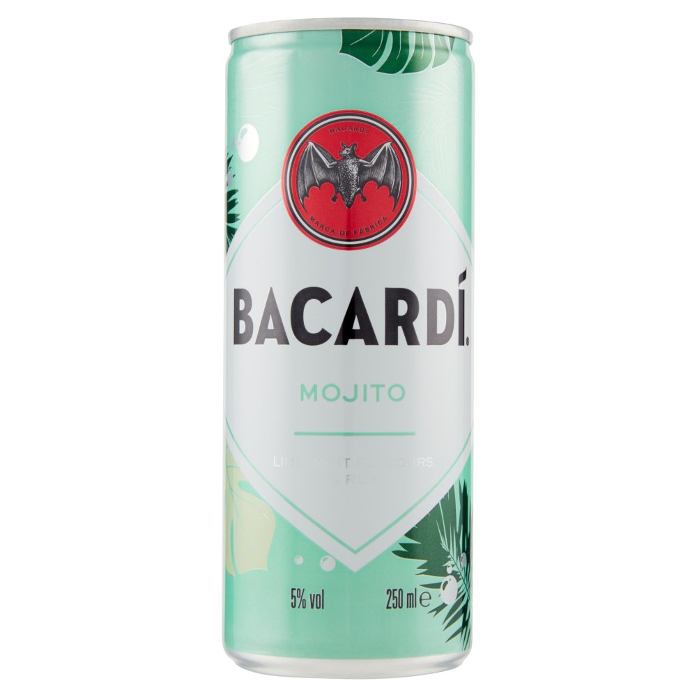 Bacardi Mojito Ready To Drink Lattina Cl.25 Vol.6,5°
