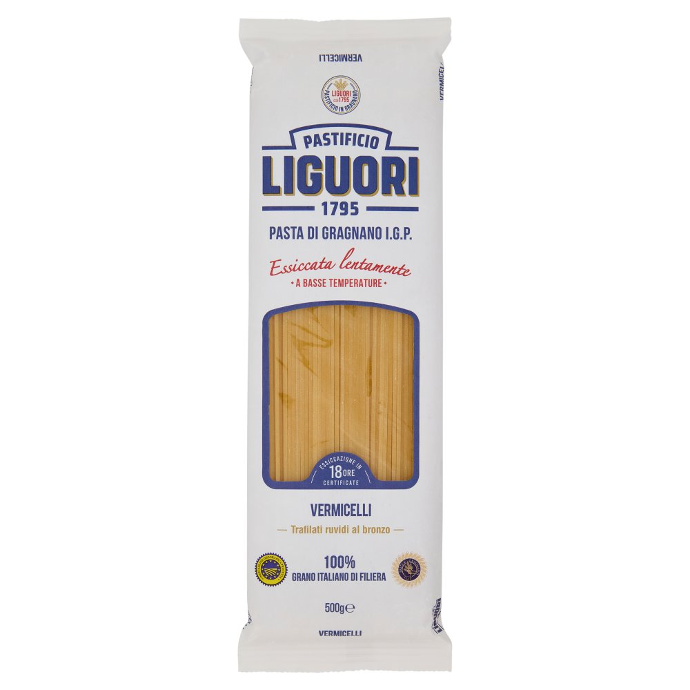 Pastificio Liguori Pasta di Gragnano I.G.P. Vermicelli Gr.500