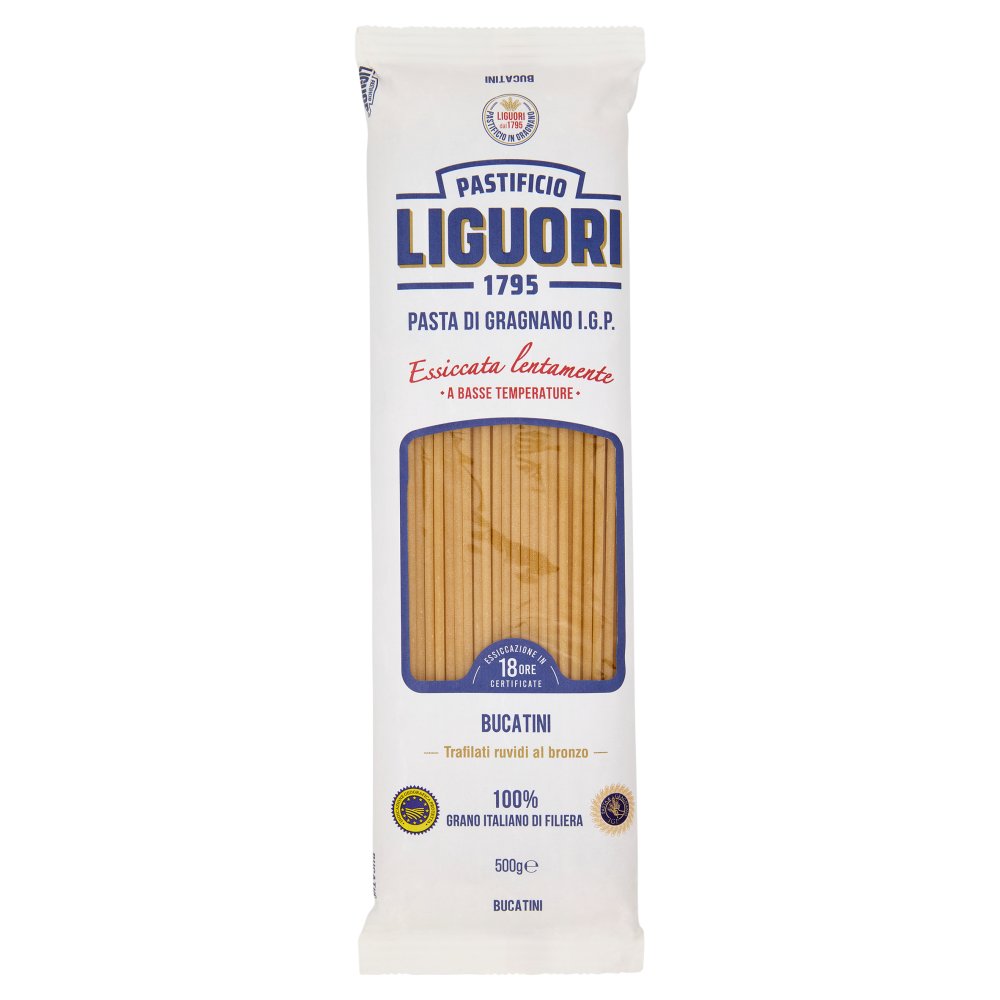 Pastificio Liguori Pasta di Gragnano I.G.P. Bucatini Gr.500