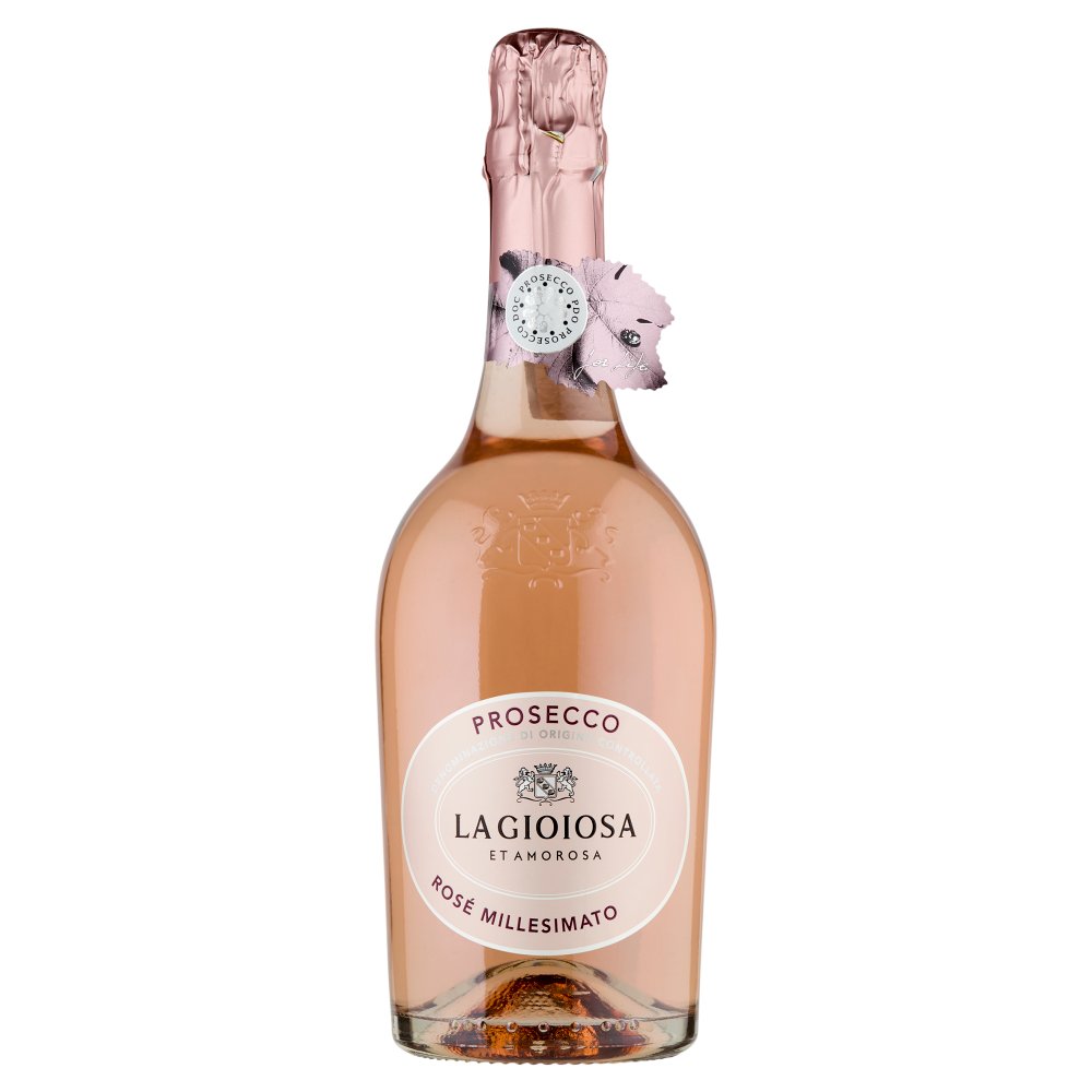 La Gioiosa Prosecco Doc Rosé Brut Millesimato Cl.75 Vol.11°