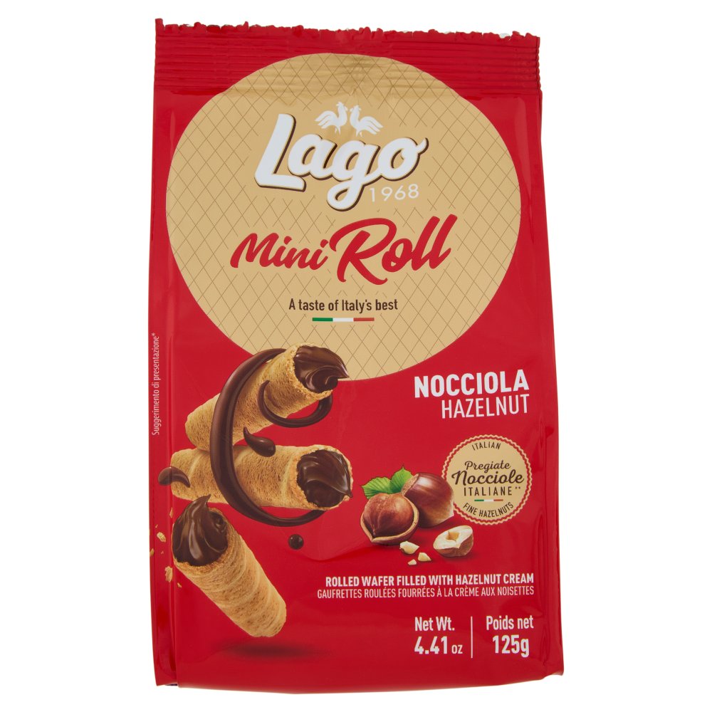 Gastone Lago Mini Roll Nocciola Gr.125