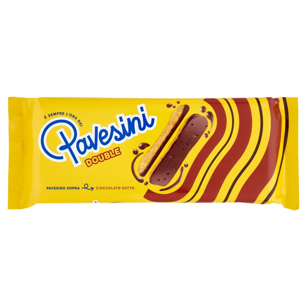 Pavesi Pavesini Double con Fondo di Cioccolato Gr.60