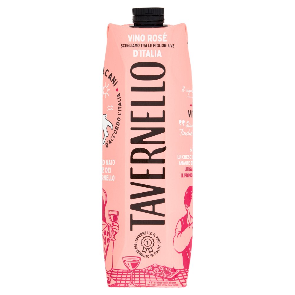 Tavernello Rosato D'Italia Brick Lt.1 Vol.11°