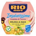 Rio Mare Insalatissime Insalata di Tonno Delizia di Mais con Carote, Piselli e Olive Gr.160
