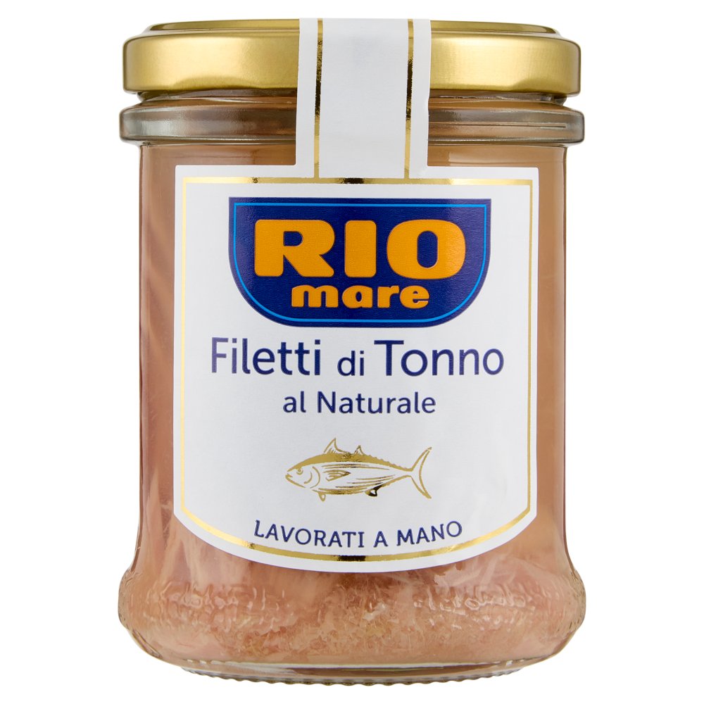 Rio Mare Filetti di Tonno Lavorati a Mano al Naturale Gr.180