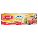 Donzela Tonno all'Olio di Semi Piccante Pz.3X Gr.80